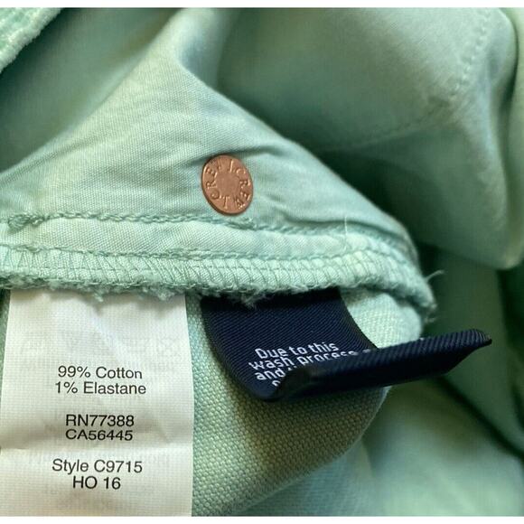 J Crew Womens Pants Size 27 Corduroy Mint Green - Picture 4 of 8